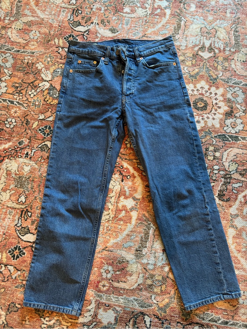 GAP Women's Ankle-Length Jeans - Dark Blue